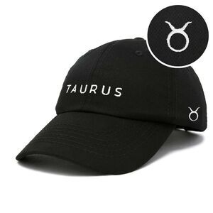 Zodiac Sign Taurus Hat Womens Embroidered Baseball Cap